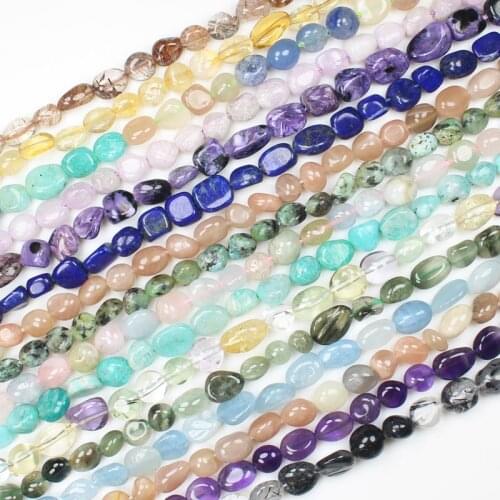 Natural Tourmaline,Garnet,Peridot, Sunstone ,Agate, turquoises,Ametyst,15inch DIY Jewelry Making