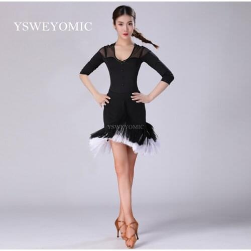 Performance Wear Tassel Latin Dance Dress Women Girls Lady Cha Cha Rumba/Samba Tango Ballroom Dance Skirt woman latin dress