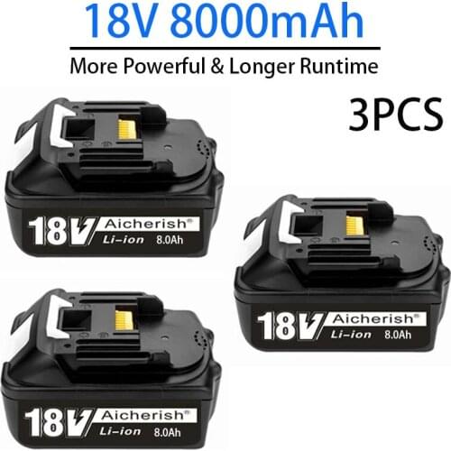 BL1860 Rechargeable Makita Battery Lithium Ion 18V Battery 18000Mah For BL1840 BL1850 BL1830 BL1860B Lxt400+Charger
