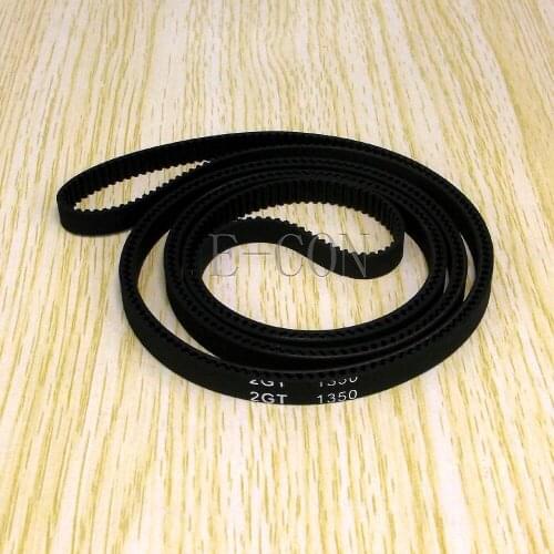 1pcs/lot 1350-GT2 Loop Timing Belt Width 6mm GT2 Belt Rubber Fiberglass Inner Length 1350mm 675 Teeth for GT2 Timing Pulley