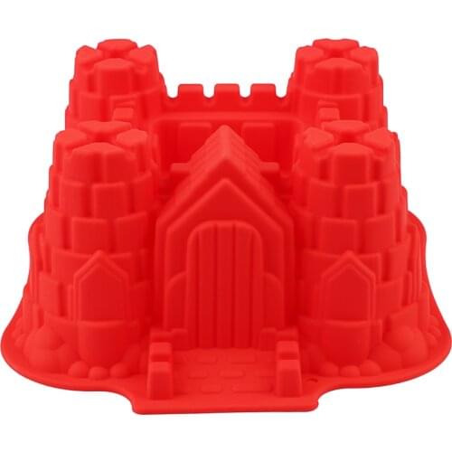 Silicone Cake Baking Mold Mousse Cake Decoration Tools Castle mold DIY Baking Pan For Birthday Kitchen Bakeware Pastry Tool