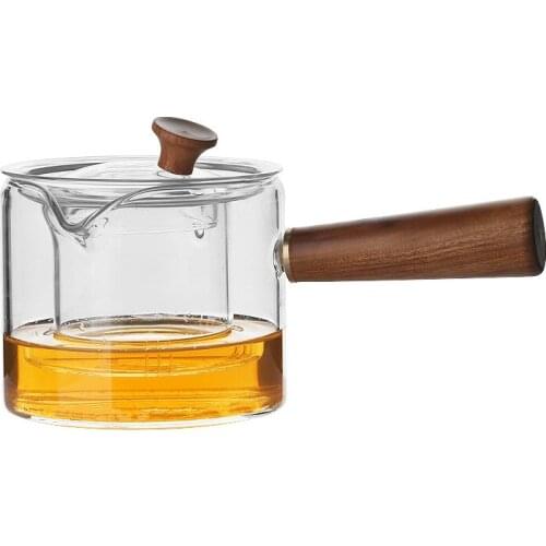 Heat Resistant Teapot With Thick Clear Glass