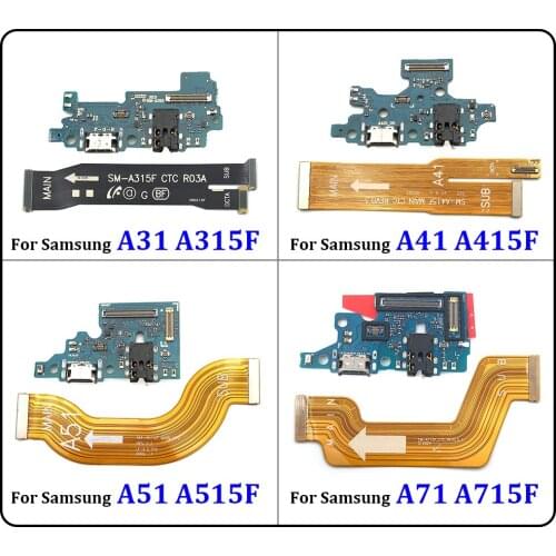 USB Charging Port Dock Board Connector Main Motherboard Flex Cable For Samsung Galaxy A10S A20S A30S A21S A31 A41 A51 A71
