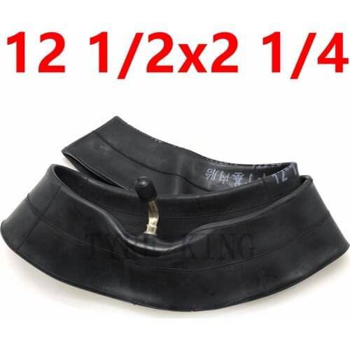 High Quality 12 1/2x2 1/4 Inner Tube Tire 12 1/2*2 1/4 Inner Camera with Bend Valve for Electric Vehicle Accessories