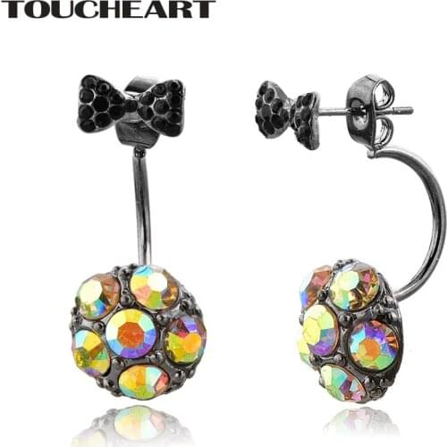 TOUCHEART High Quality Wedding Jewelry Earrings For Women Crystal Big Earrings Simulated Cubic Zirconia Earring Female SER190064