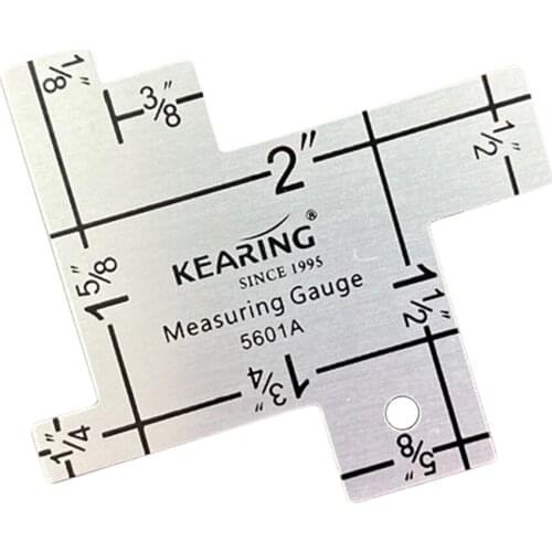 1pc 2inch Hemline Measuring Gauge Tool Sewing Patchwork Garment Craft Ruler DIY