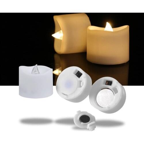 12pcs Electronic LED Tea Light Flameless Candle Wedding Holiday Party Decor