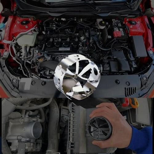 Car Turbocharger Adapter Power Acceleration Air Intake Gas Fuel Saver Fan Modified Accelerator Turbine Intake Adaptor Fuel