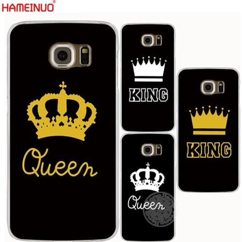 HAMEINUO King Queen YOUR MINE cell phone case cover for Samsung Galaxy S7 edge PLUS S8 S6 S5 S4 S3 MINI