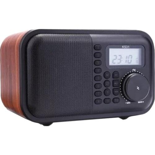 K531 Small Bluetooth speaker USB Retro Wireless Bluetooth Speaker Portable Mini Stereo Home Outdoor Wooden Radio
