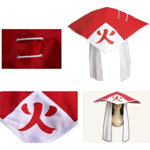 Anime NARUTO Shippuden Uzumaki Naruto Hokage Bamboo Hat Cosplay Fancy Party Performance Cap