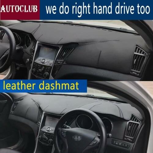 For Hyundai Sonata I45 2009 2010 2011 2012 2013 2014 Leather Dashmat Dashboard Cover Car Dash Mat SunShade Carpet accessories