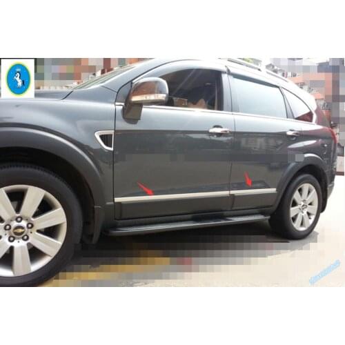 Side Door Line Garnish Body Trim Accent Molding Cover Bezel Styling Protector For Chevrolet Holden Captiva 2012 2013 2014 2015