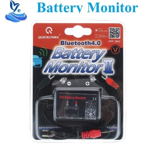 Battery Monitor II Bluetooth 4.0 BM2 12V Tester Diagnostic Tool for Android IOS Digital Analyzer Battery Measurement Units