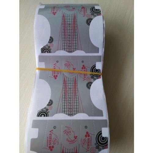 NEWS10 ! XL Size 100PCS Nail Art Tips Extension Tool Adhesive Nail Form for Acrylic/UV Gel Manicure, Free shipping