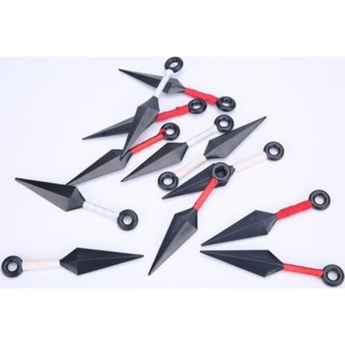 New Anime Konoha Hatake Kakashi Ninja Cosplay Props Kunai Plastic Shuriken Throwing Weapons Dagger Darts Toy Accessories