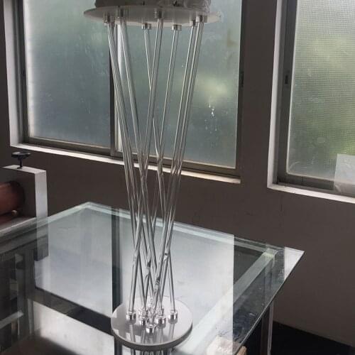 New Style Clear Acrylic Flower Stand For Wedding Table Centerpiece Flower Holder Centerpiece