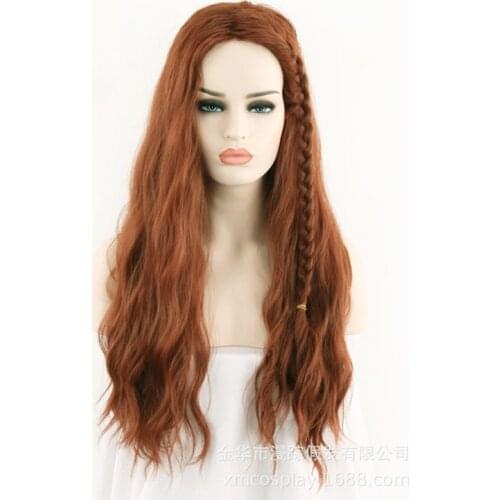 2021 New Movie Black Widow Natalia Alianovna Romanova Cosplay Wig Natasha Romanoff Two Styles Heat Resistant Wigs + Wig Cap