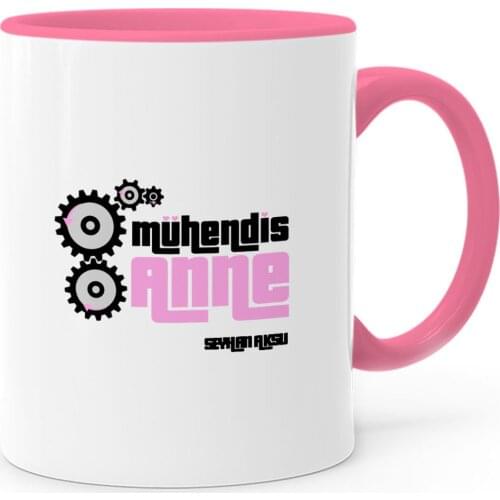 Personalized Engineer Mother Pink Mug Cup-1