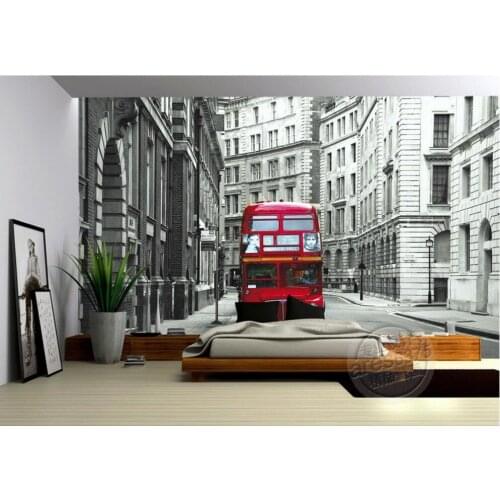 Custom photo wallpaper Large 3D Stereo romantic retro TV backdrop mural 3d wallpaper landscape Home Decoration