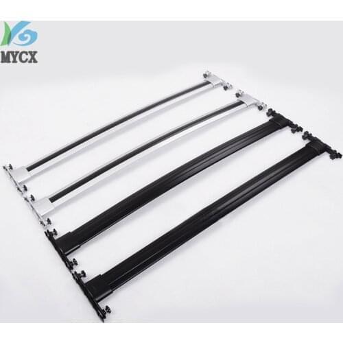 Cross Bar Roof Rack Roof Rail For Toyota Land Cruiser 200 V8 LC 200 LC200 2008-2019,Silver Black,Guarantee Quality