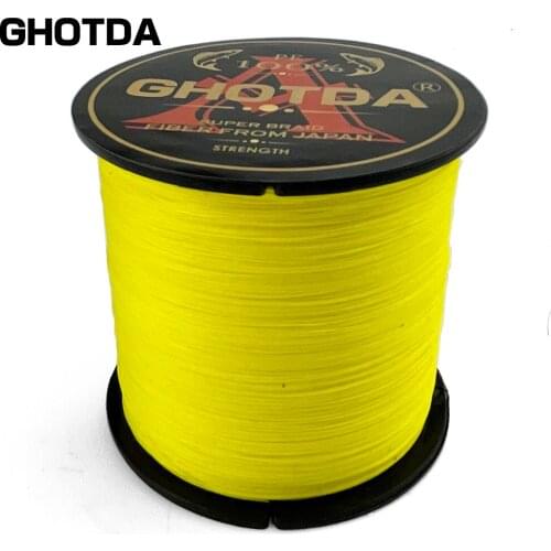 GHOTDA 300M Strong PE Fishing Line 8 Strands / 4 Strands Braided Fishing Line Multifilament Durable Fishing Line Pesca
