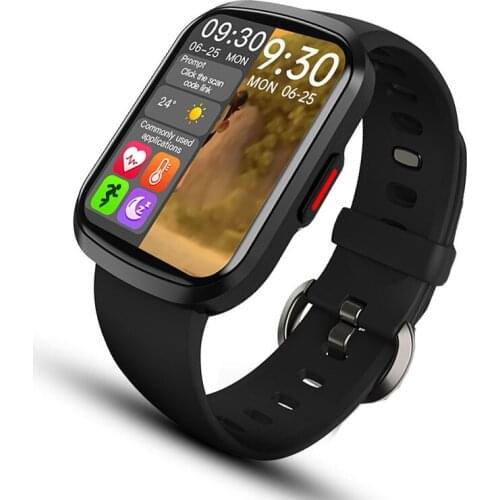 Smart Watch Mens Temperature IP67 Waterproof Full Touch Fitness Tracker Bracelet Heart Rate Monitor Women Sports Smartwatch