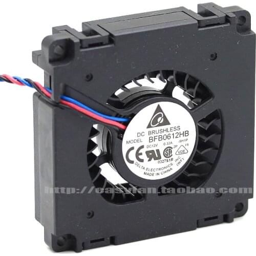 Brand new DELTA 6CM BFB0612HB 6015 Centrifuge turbine Blower 12V 0.32A cooling fan
