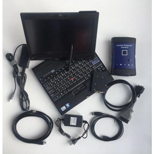 Wifi MDI DIagnostic Tool with 2019.09v software ssd GDS+TECH2WIN in X201t i7 tablet ready to work for G-M MDI scanner
