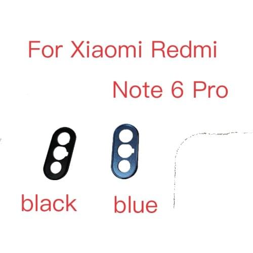 For Xiaomi Redmi Note 6 pro Back Rear camera frame cover Repair Spare Parts