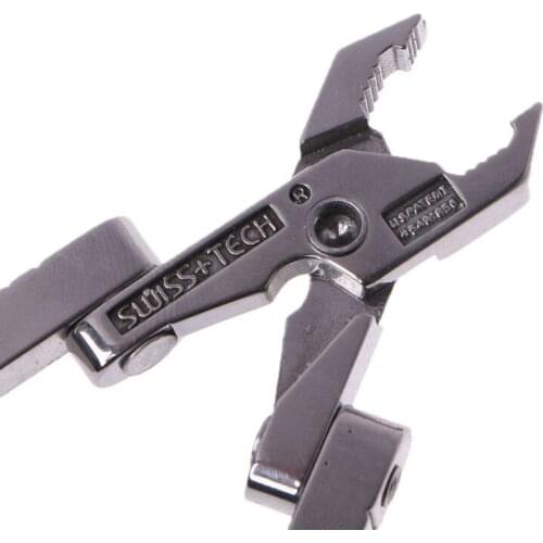 203F 6 in 1 Multi - function Outdoor Tool Clamp Mini - pliers Micro Multitool Keychain Portable Folding Tool EDC Equipment Gear