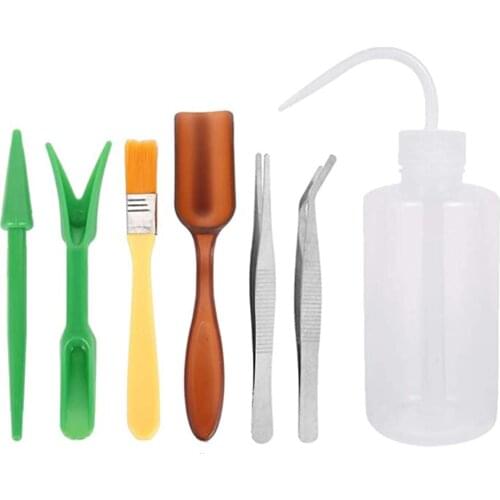 7pcs succulents transplant bonsai nursery drill garden planting kit flowers and succulents miniature gardening tools