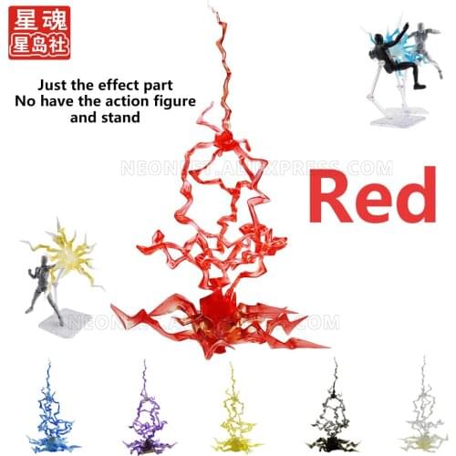 Red Tamashii Lightning Part For EFFECT IMPACT Model Kamen Rider SHF Action Figure Scenes Special Accessories Photoelec Toys