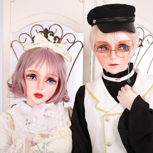 HIDOLLS 19) Handmade Female Girl Silica Resin Half Head Cosplay Japanese Role Play BJD Kigurumi Masks Crossdresser Doll Mask