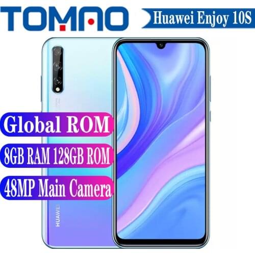 Official Global ROM Huawei Enjoy 10s SmartPhone 6.3" Hisilicon Kirin 710F 6GB 8GB RAM128GB ROM 4000mAh Battery 48MP Main Camera