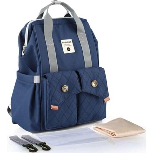 Fashion Mummy Multifunction Travel Backpack Large Capacity Waterproof Baby Nappy Bags for Mom 2021 Maternity Diaper Bag