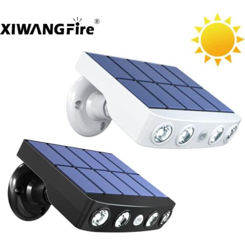 Powerful LED Solar Light Motion Sensor Waterproof Garden Solar Light Outdoor Trail Street Led Wall Light Spotlight Wall Light