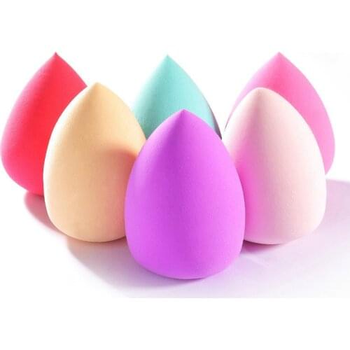 Wholesale 2000pcs New Cute Waterdrop Sponge Water Drop Cosmetic Puff 32 * 46 mm Makeup Beauty Cosmetic Powder Puff Free Shipping