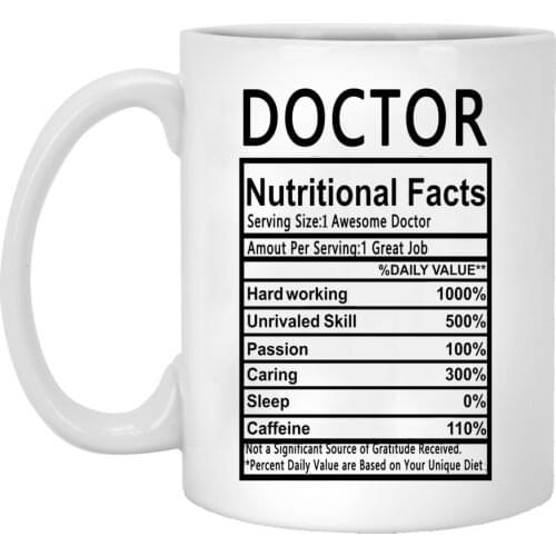 Doctor gift Mugs 350ml ceramic funny Hospital staff nurse gift coffee mug cup