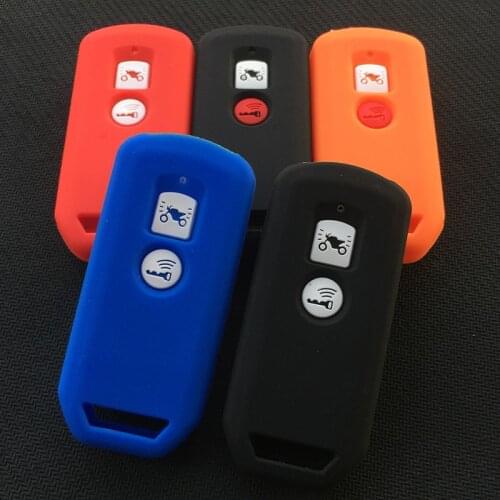 Silicone motor key cover case For Honda hybrid X-ADV SH125 Scoopy SH300 Forza 125 PCX 150 2 button Motorbike key