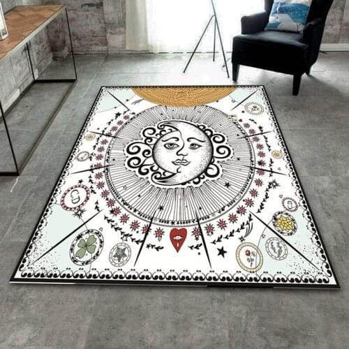 Nordic trend carpet area rugs simple personality 3D printed Carpets For Home Living Room bedroom Tatami rectangle Floor Mats