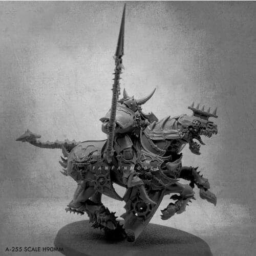 90mm Resin model kits knight self-assembled A-255