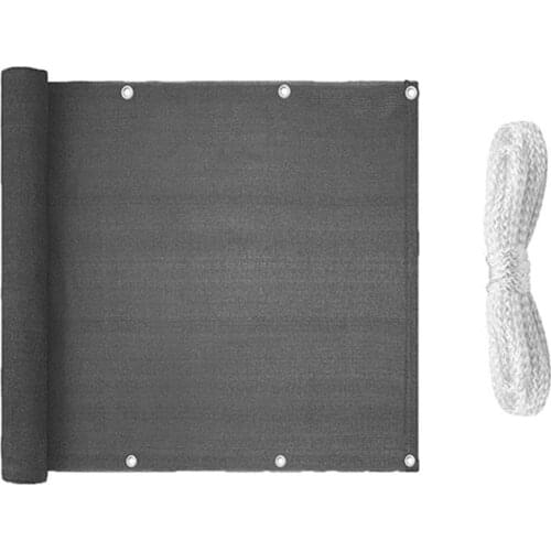 1PC Anti-UV Wind Sunshade Shading Net Balcony Privacy Screen Cover Weather-Resistant Random Color For Backyard Patio Porch