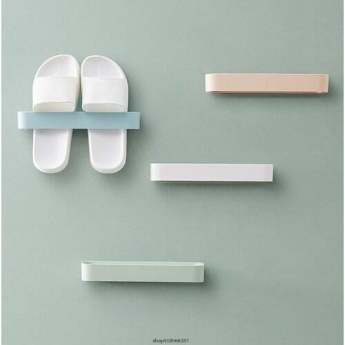 Slipper Rack Waterproof Wall Mounted High Heels Sports Shoes Storage Rack Bathroom Home Living Room Organizer Supplies wholesale