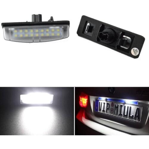 License Plate Light Car Nuber Lamp White for Toyota Camry/AURION 07 Lexus IS200 IS300 LS430 GS300 GS430 GS400 (2PCS)