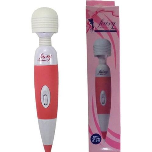 Fairy AV Vibrator Clit Stimulation Multi-Speed Magic Wand Massager Body Magic Massager Sex Toys Adult Sex Products Pink Black