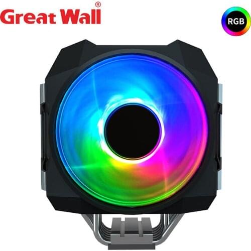 Great Wall 6 Heat Pipes CPU Cooler RGB PWM 4 Pin Fan Computer Radiator Intel LGA 2011 2066 1200 AMD AM4 CPU Cooling PC Cooler
