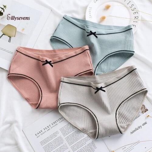 Candy Colors Panties Women Plus Size Cotton Big Size Underwear For Women Underpants Women Red Cotton Ropa Interior Femenina