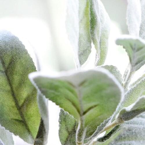 1Pc Artificial Plants Flower Rabbit Ear Leaf DIY Wedding Home Arrangement Wreath