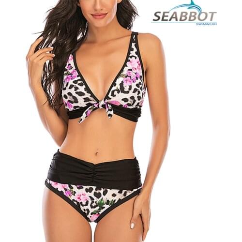 2020 New Plus Size S-8XL Womens Swimwear Plus Up Dot Print Two Piece Swimsuit Summer Bathing Costume Beach Bikini Set